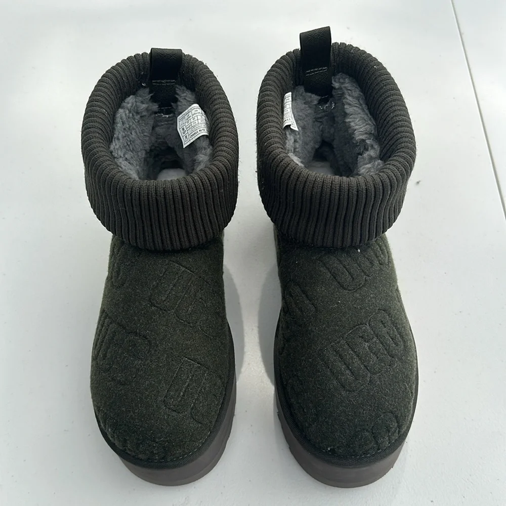 NEW Ugg Classic Mini Platform Felted Boot - Picture 4 of 7